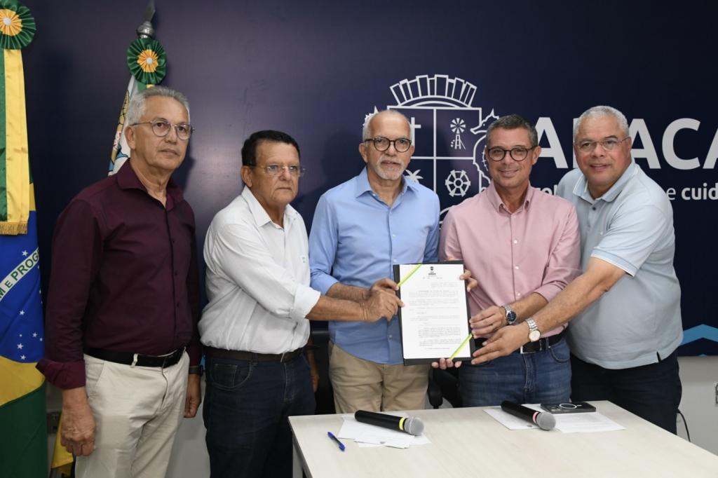 Edvaldo Nogueira, Fábio Mitidieri, Padre Inaldo, Marcos Santana e Alberto Macedo