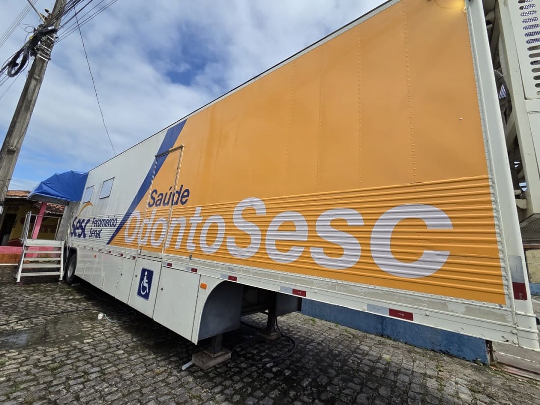 Unidade móvel OdontoSesc