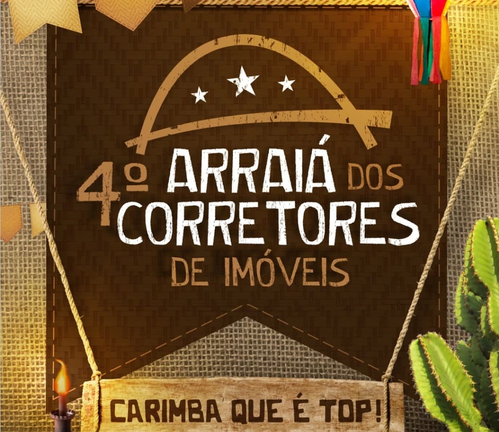 Card - 4º Arraiá dos Corretores de Imóveis