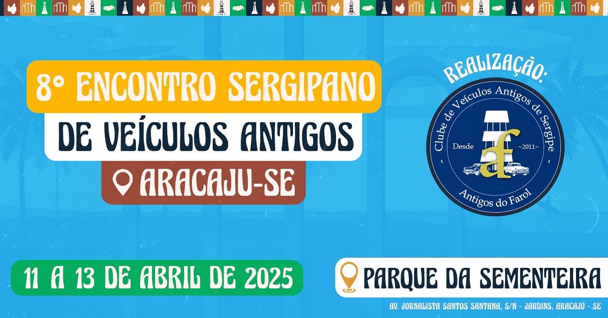 Card - 8° Encontro Sergipano de Veículos Antigos