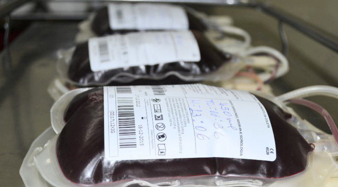 Bola de doação de sangue
