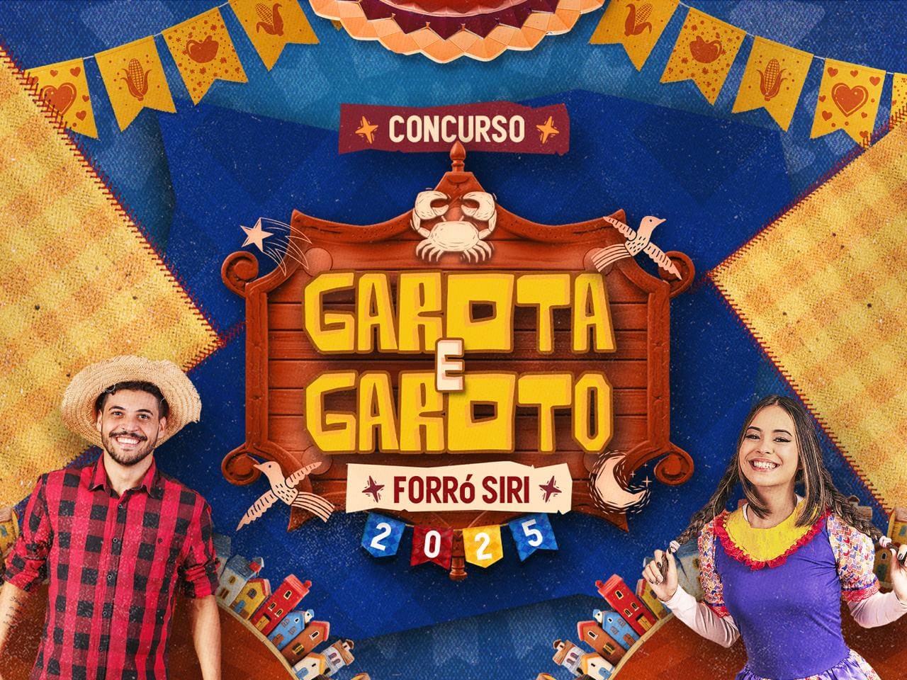 Card: concurso Garota e Garoto Forró Siri 2025