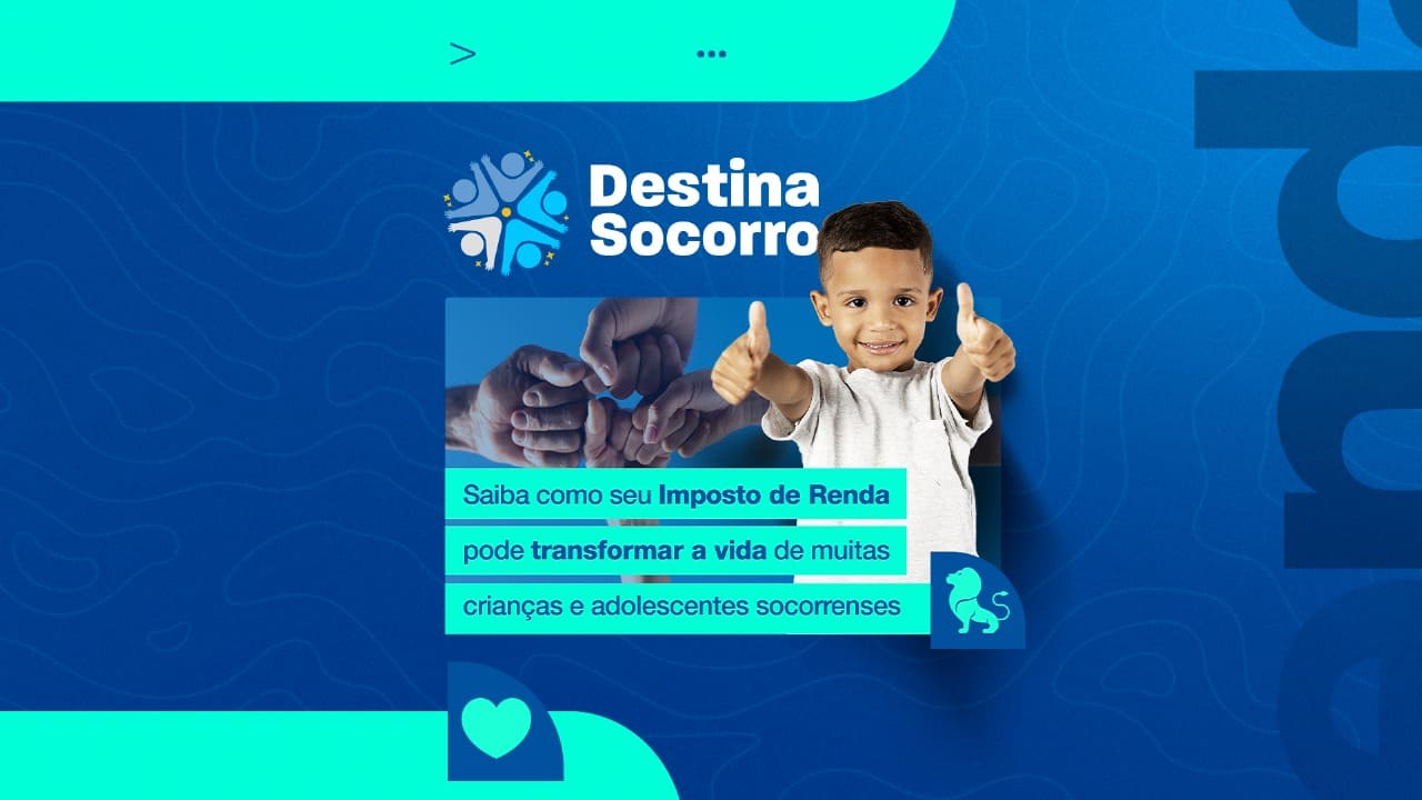 Card do programa Destina Socorro