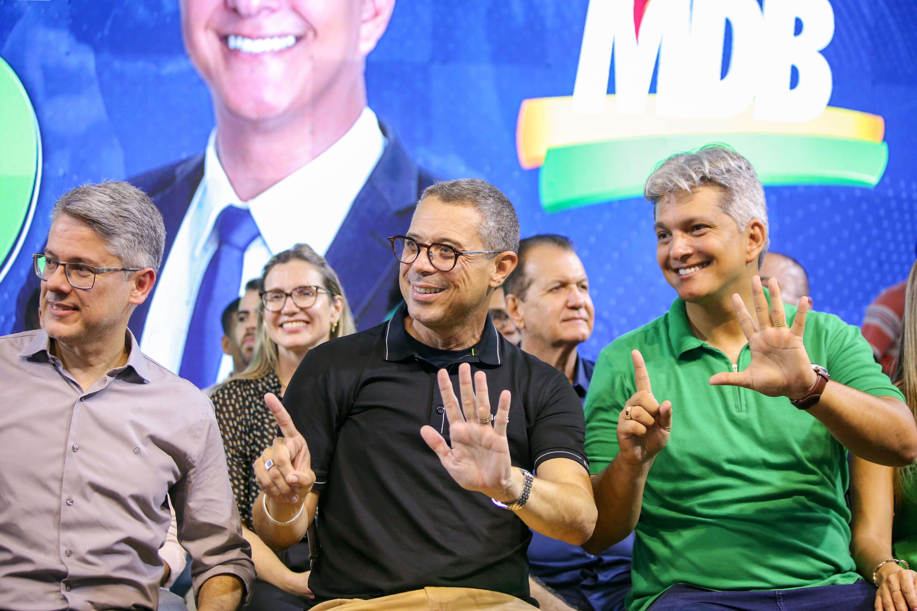 samuel carvalho com o governador