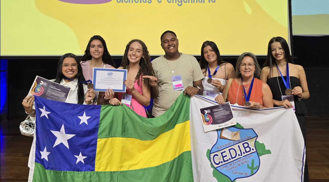 Alunos de Sergipe na maior feira de ciências do Brasil