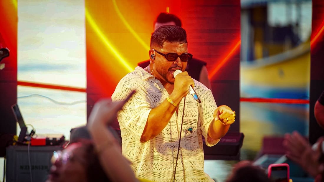 Luiz Ferraz no palco