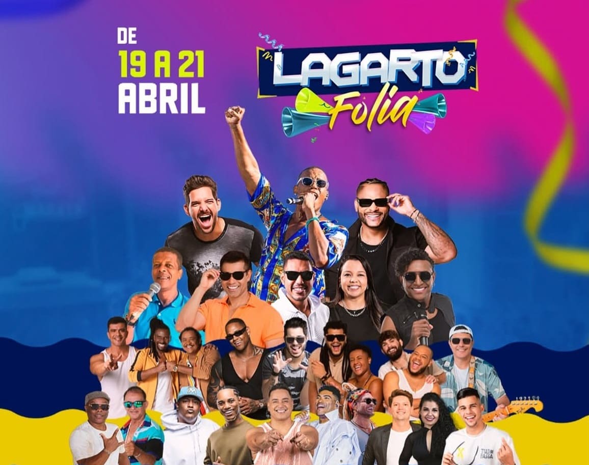 Cartaz Lagarto Folia 2025