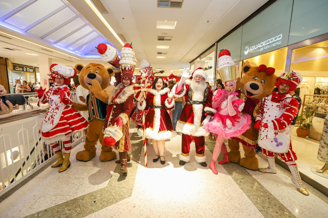 Parada de Natal com o Papai Noel no RioMar