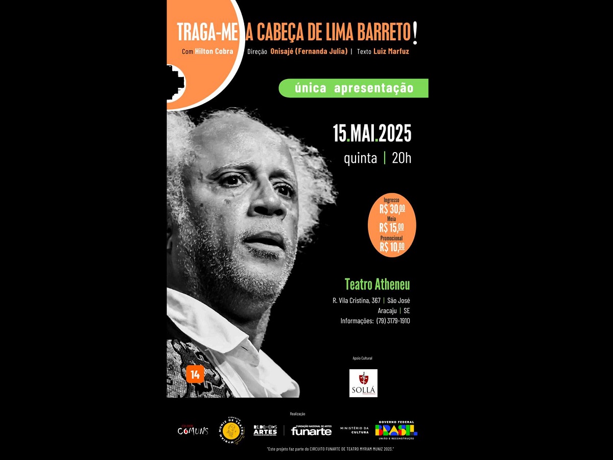Card - Peça Traga-me a Cabeça de Lima Barreto!