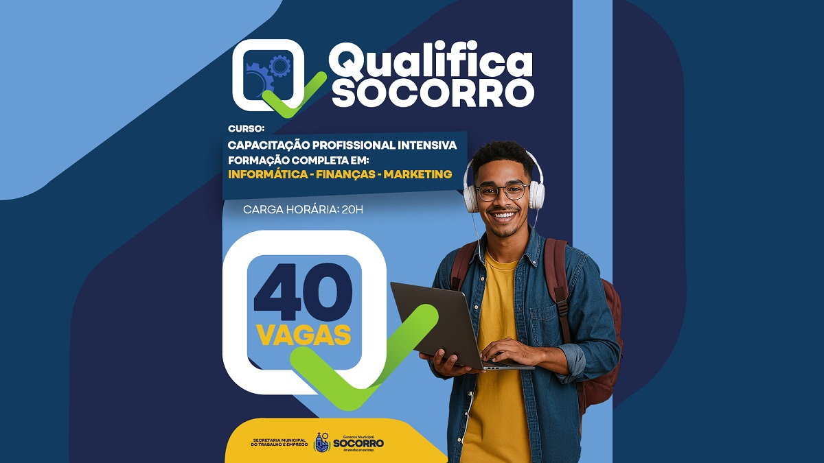 Card Prefeitura de Socorro, vagas para curso