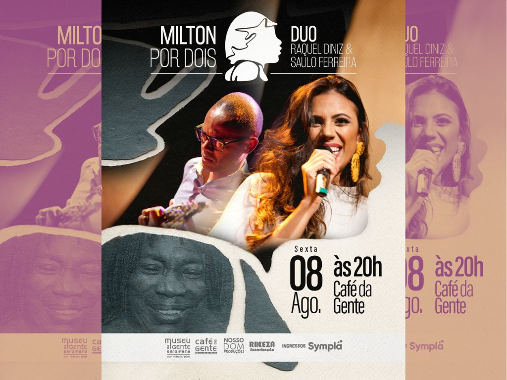 Projeto 'Milton por Dois' leva canções de Milton Nascimento ao Café da Gente