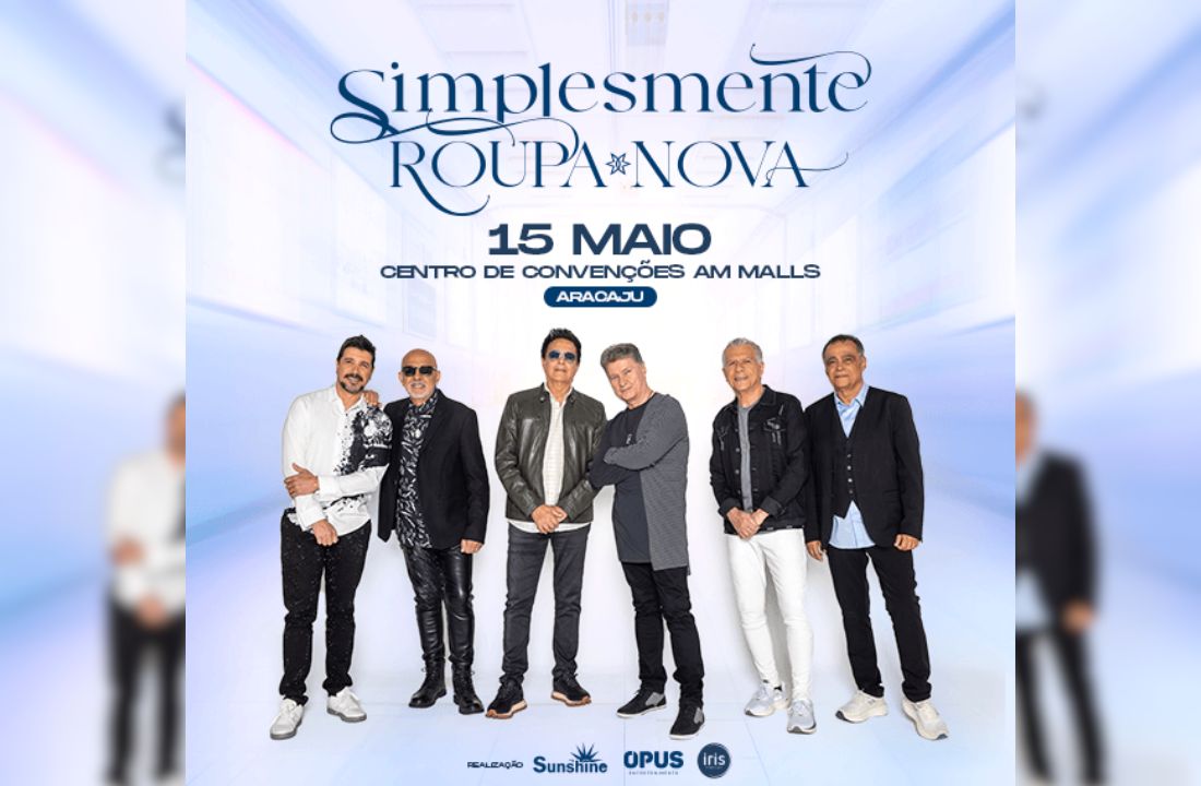 Card: Roupa Nova volta a Aracaju com turnê 'Simplesmente Roupa Nova' 