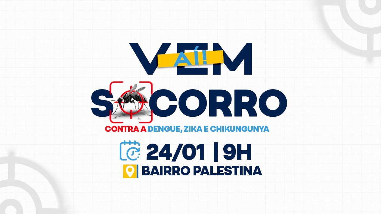 Banner: Socorro Contra a Dengue, Zika e Chikungunya
