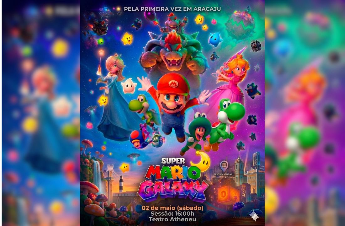 Card: Super Mario Galaxy chega a Aracaju