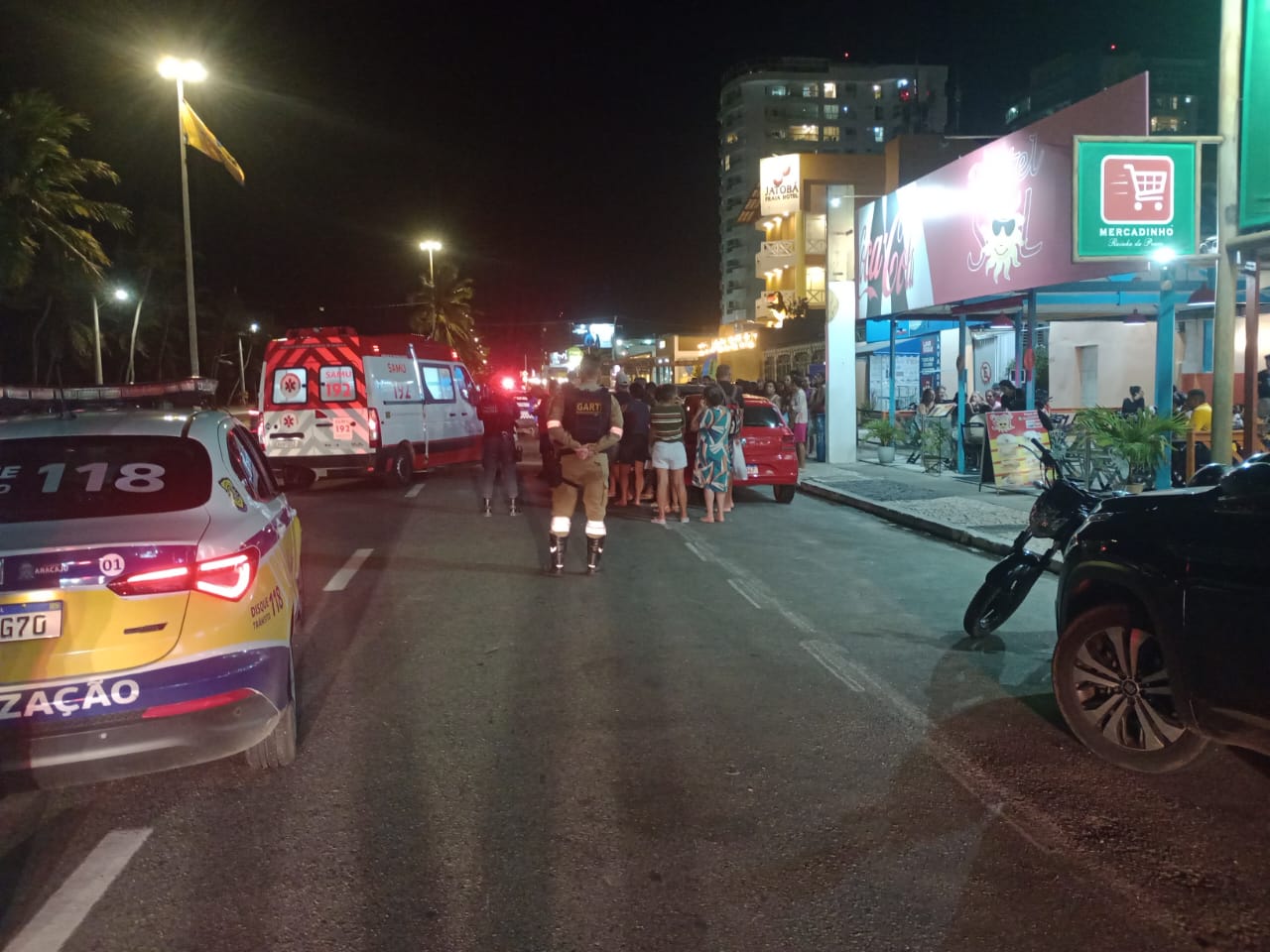 Criança morre atropelada por motocicleta na Orla de Atalaia, em Aracaju