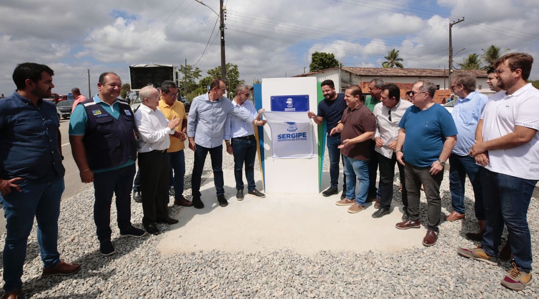 Solenidade de entrega pavimentação da rodovia entre Laranjeiras e Areia Branca