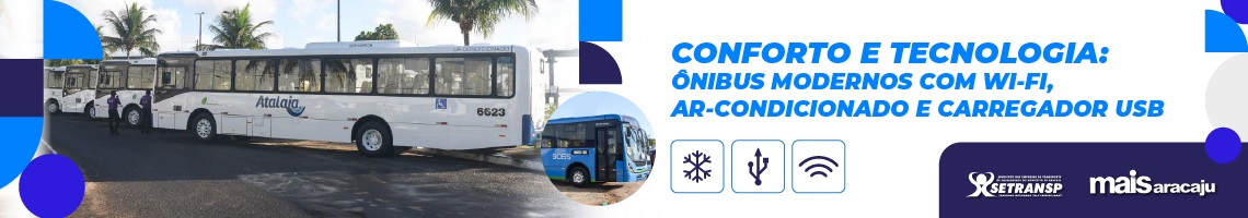 Banner Setransp- Ônibus novo