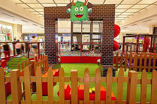 Play na Diversão, Shopping Jardins, circuito de brincadeiras