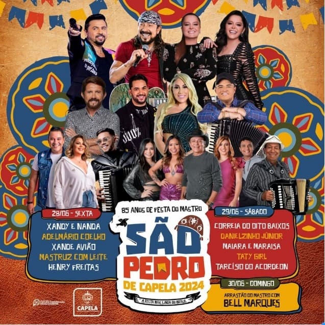 Banner São Pedro de Capela 2024