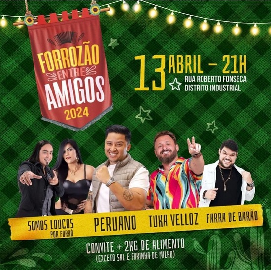 Banner Forrozão entre Amigos