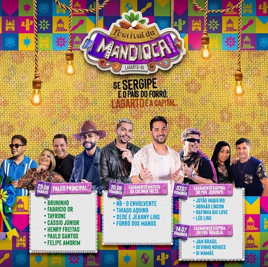 Banner Festival da Mandioca de Lagarto 2024