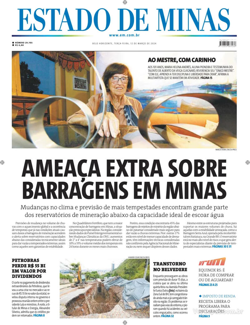 Capa do Jornal da Cidade