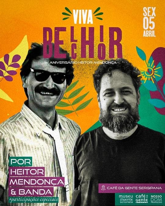 Banner Heitor Mendonça Show 'Viva Belchior!'