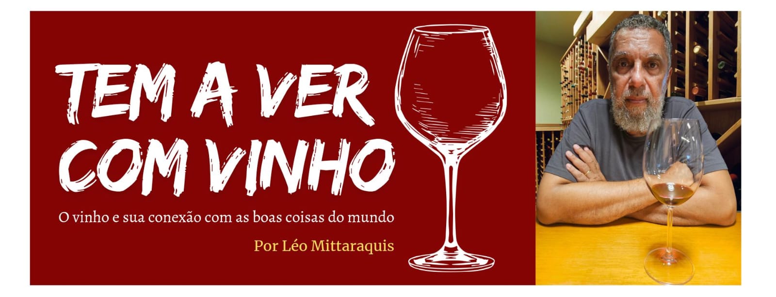 Banner da coluna Tem a Ver om Vinho