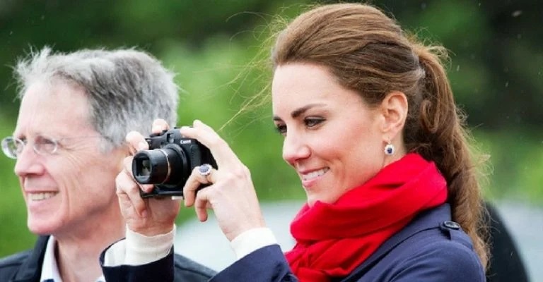 Princesa Kate Middleton fotografando