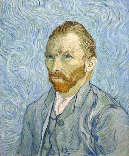 Autorretrato de 1889 de Vincent van Gogh