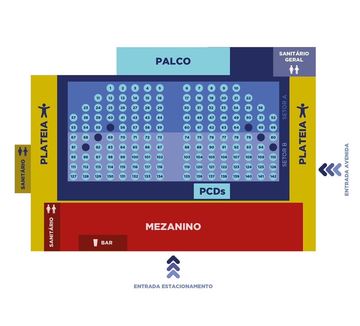 Mapa do show