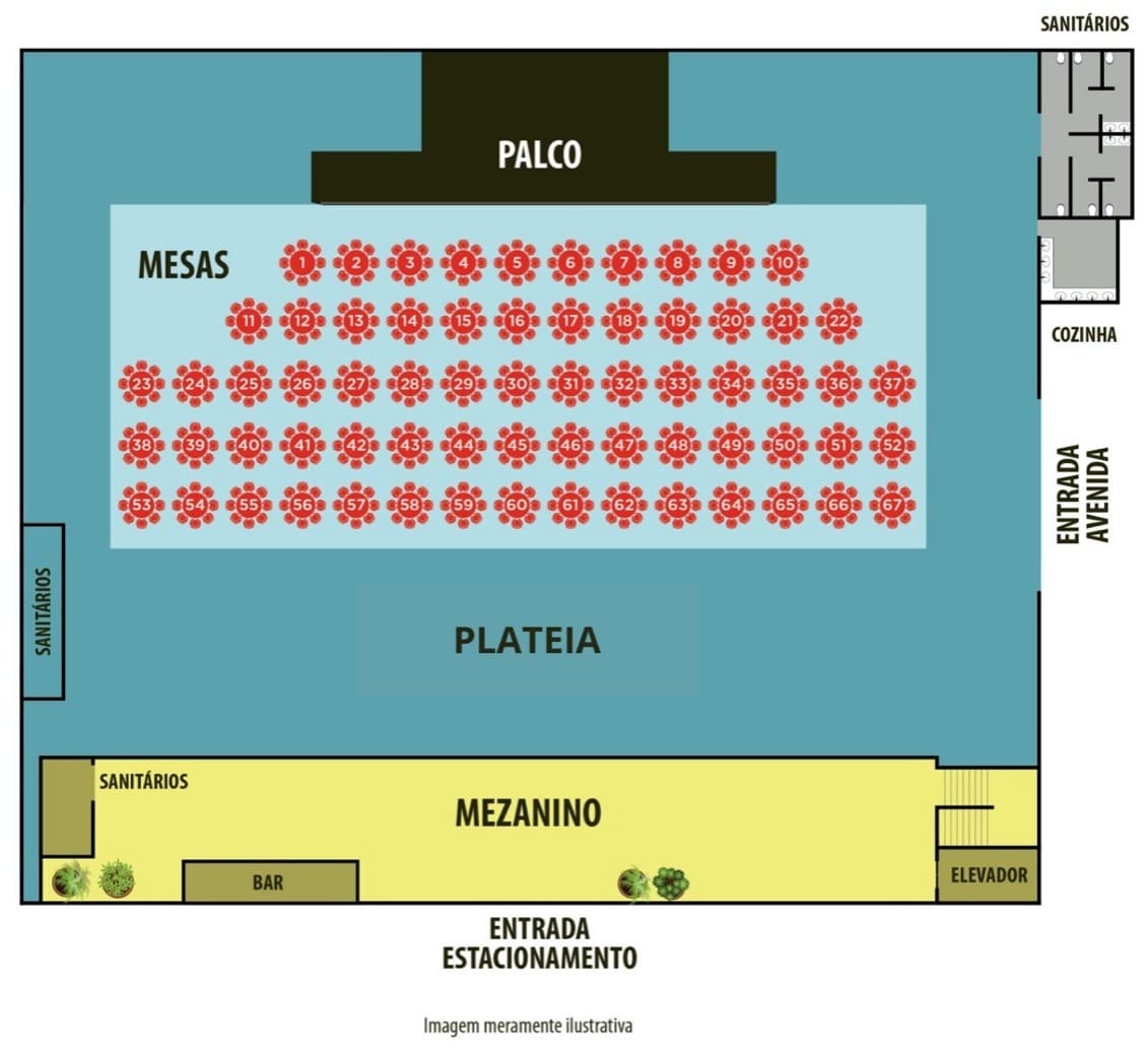 Mapa do show