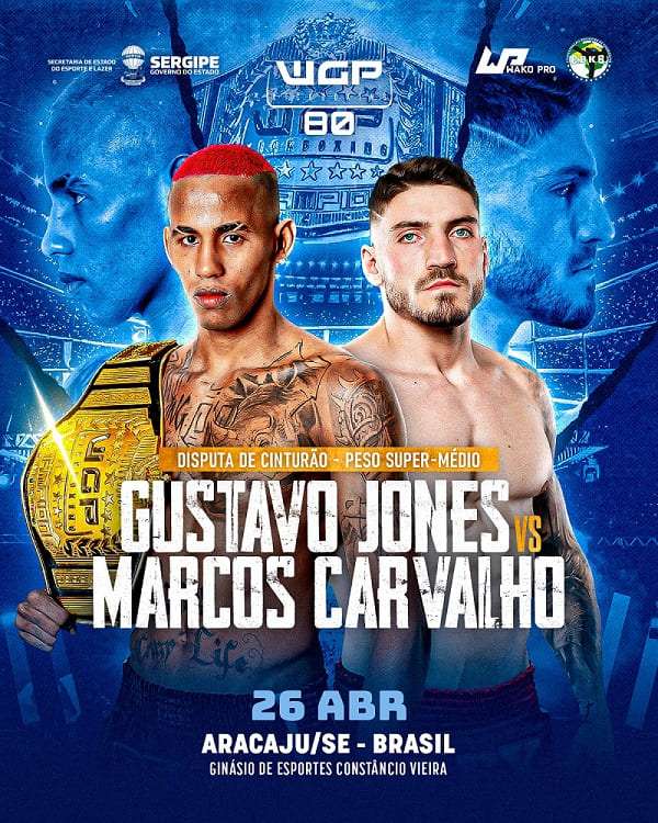 Gustavo Jones (The Rocky Kickboxing/Team Lucas Mineiro) vs Marcos Carvalho (Teixeira Team)