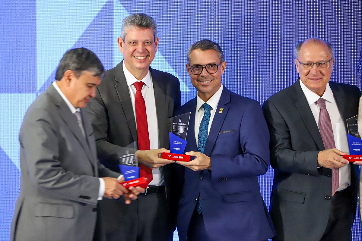 Fábio Mitidieri, Márcio Macedo e Geraldo Alckmin