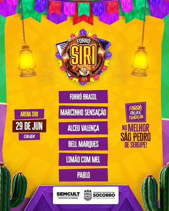 Banner - Forró Siri 2024