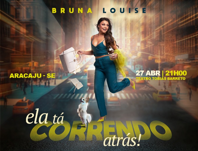 Banner do show de Bruna Louise
