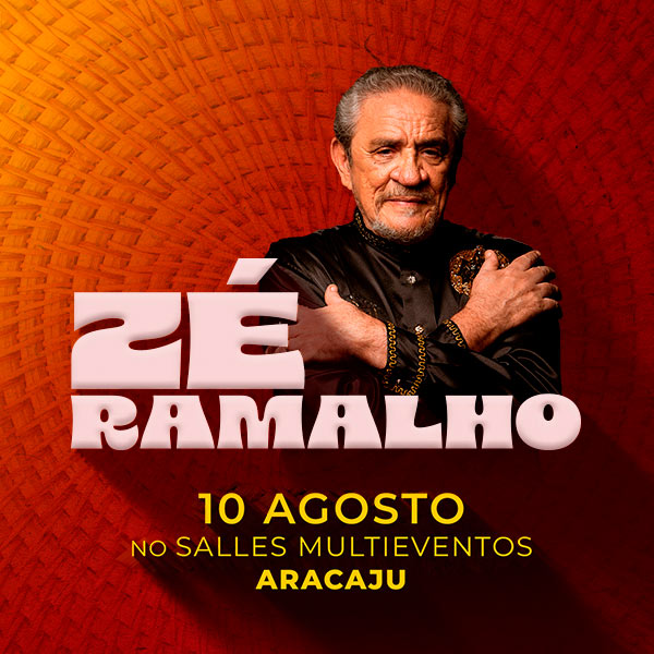 Banner - Show de Zé Ramalho em Aracaju