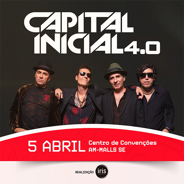 Banner do show Capital Inicial em Aracaju