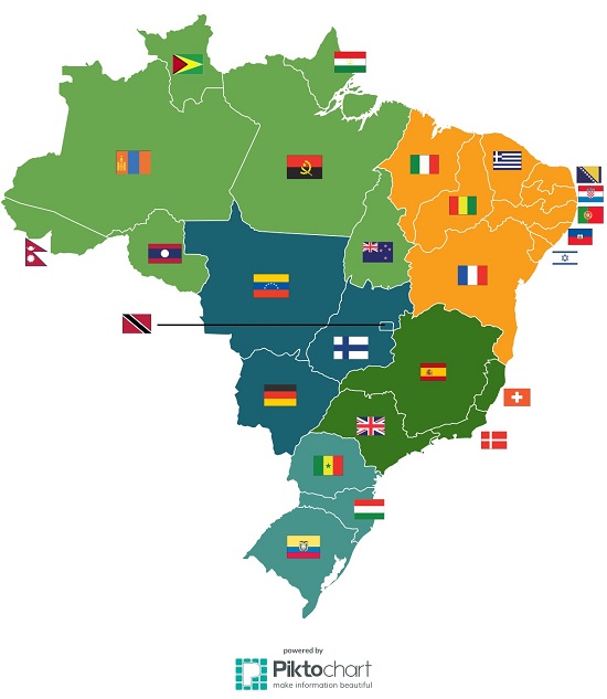 Mapa do Brasil